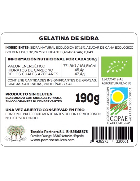 Gelée de Sidra ECO