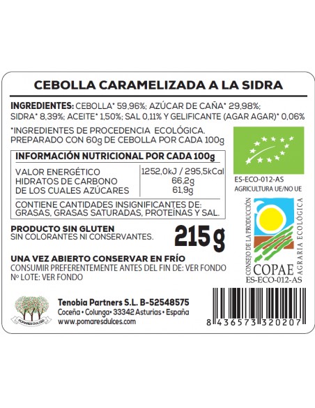 Cebolla Caramelizada a la Sidra ECO